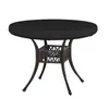 Cubierta Redonda Universal de Tela Oxford para Mesa de Exterior, para Patio y Terraza, Cubierta Protectora de Muebles a Prueba de Lluvia y Polvo