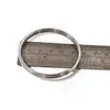 Argola Grande para Chaves de Aço Inoxidável 55mm, Argola de Metal Resistente à Ferrugem para Uso Externo, Argola de Aço Espessada de Fio Duplo para Chaves