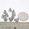 Acessórios de material para joias artesanais DIY, tubo de conta passante Xizang prata novo contas soltas peixe recém-assado