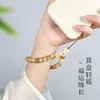 Nuevo Encanto para Teléfono Bodhi de Fortuna y Prosperidad de Dunhuang Chino Calabaça Colorida Bodhi Tejido a Mano Adorno de Cordón para Teléfono Antiperdida