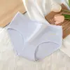 Pantaletas de Algodón Puro Antibacteriano para Mujer de Verano, Bragas Sin Costuras de Cintura Media No Apretadas, Panties de Algodón Puro para Mujer al por Mayor