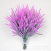 Decoración de Boda Pastoril Flocado Lavanda al por Mayor Césped Artificial Lana de Valor Plástico Espiga de Trigo Falsa Decoración ramo