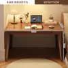 Escritorio con estantería, mesa integrada para dormitorio de niñas, escritorio de computadora simple, escritorio para oficina en casa, escritorio de estudio de estudiante montado en la pared