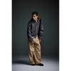 OUSWE Estilo Americano Retro Bolsillo Grulla Pantalones de Hombre Sueltos Versátiles Rectos Casuales Plisados Pierna Ancha Largos RK99