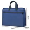 Maletín de Negocios con Logo para Hombre de Tela Oxford Bolsa para Computadora Impermeable Bolsa para Documentos de Conferencia de Información Impresión
