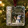 Produto novo transfronteiriço Enfeite de Presente em Dinheiro de Natal item de artesanato em acrílico