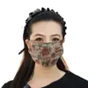 Mascarilla facial cálida de otoño e invierno para mujer, a prueba de viento y resistente al frío, con capa interior afelpada, diseño estampado, transpirable, lavable y diseñada para proteger la zona de los ojos