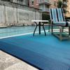 Tapete de praia espesso e à prova de umidade, equipamento de camping com cobertura externa, tapete de piquenique, tapete de plástico, tapete de pátio com gradiente de lazer