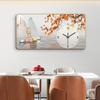 Relógio de Parede de Luxo Leve Transfronteiriço Pintura Decorativa Restaurante Moderno Simples Relógio de Parede de Fundo Pendurado Pintor Casa Sala de Estar Relógio Mural