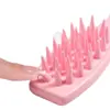 Escova de Shampoo de Silicone, Escova de Massagem, Ferramenta de Lavagem de Cabelo com Cabo Longo, Pente de Shampoo, Escova para Cabeça, Raspador Anti-Coceira para Couro Cabeludo