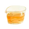 Taza de té de vidrio de borosilicato alto en forma de gota de agua, resistente al calor, estilo japonés, separador de té, mar de té transparente, nueva taza de té, taza de té uniforme, alta transparencia