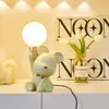 Lâmpada de Urso Sorvete Desenho Animado Bater Palmas Enfeites de Mesa Luminária de Cabeceira Pequenos Enfeites Decoração de Casa Presente de Inauguração