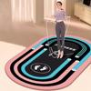 Alfombra de Piso Simple de Terciopelo de Cristal Resistente a la Suciedad y Fácil de Cuidar Manta para Saltar la Cuerda Alfombrilla Absorbente para Yoga para Interiores Estera para Pies de Deporte y Fitness para el Hogar
