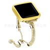 Adecuado para Xiaomi 8Pro Apple Watch 1-8 Generación Correa Apple Watch Pulsera Joyería Diamante Cilíndrico