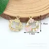 Accesorios para Joyería DIY de Venta Caliente Transfronteriza Corona de Mariposas Joyería DIY Hecha a Mano Accesorios para Joyería DIY con Goteo de Aceite de Alta Calidad