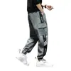 Pantalones cargo para hombre talla grande 150 kg para hombres altos y corpulentos, pantalones largos casuales holgados de moda para primavera y otoño