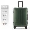 Nuevo Modelo 2026 Maleta de Equipaje de Aleación de Aluminio-Magnesio de 20 pulgadas con Ruedas para Mujeres y Hombres, Maleta de Viaje Engrosada de 24 pulgadas para Estudiantes