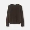 Roupa Zhengqite/ Suéter de Tricô Escovado de Lã e Caxemira de Peça Única Sem Costura, Suéter de Lã e Caxemira da Moda Feminina