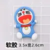 Parche Adhesivo Suave de Dibujos Animados Lindo Jingle PVC Caucho DIY Parche para Funda de Teléfono Doraemon Funda de Licencia de Conducir de Cuero