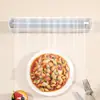 Cortador de Film Plástico con Cuchilla Deslizante Doble, Divisor Doméstico, Caja de Corte de Almacenamiento Ajustable, Herramienta Creativa para Cocina