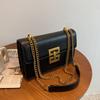 Bolsas Femininas Transfronteiriças 2026 Nova Tendência Moda de Luxo Outono Versátil Bolsa de Ombro Transversal Popular Bolsa Quadrada Pequena