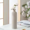 Juego de 4 Jarrones Cerámicos Transfronterizos, Estilo de Porcelana Moderna Neutra, para Mesa de Comedor, Chimenea, Entrada, Decoración de Estantería