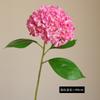 Ju Mo Nueva Hortensia de Imitación de Rama Grande Estilo Europeo Decoración Floral para Bodas Hogar Flor Falsa Flor de Seda Hortensia de Imitación