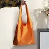 Venta Directa de Fábrica de Bolsas de Lona Lisas en Tonos Dulces, Logo Personalizable, Bolsas de Lona Grandes Simples y Versátiles
