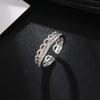 Anel Novo LOVE Japonês e Coreano Design Feminino Nicho High-end Estilo Frio Anel LOVE Luxo Leve Exquisito Anel de Dedo Comida Tendência