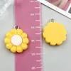 DIY Resina Realista 3D Fruta Banana Morango Maçã Pingente Pulseira Colar Doce Charme Joias Acessórios