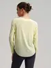 [Selección Premium] Cubre-traje de Yoga de Hilo de Bambú para Mujer, Top Deportivo de Manga Larga, Corte Holgado, Adelgazante, Cubre-traje Casual para Fitness