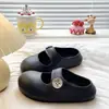 Mary Jane SuaveZuecos de EVA sin cordones con punta redonda para mujer, exquisitos y versátiles, con un estilo moderno