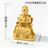 Figura de Wencheng Dios de la Riqueza Adorno de Dios de la Riqueza Chapado en Oro Imitación, Cinco Emperadores Dios de la Riqueza Adorno de Artesanía para el Hogar y la Oficina