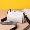 Bolsa Feminina em Couro de Vaca com Estampa Crocodilo em Relevo 2022 Couro Macio Grande Capacidade Ombro Transversal Mão Versátil Bolsa para Trabalho