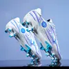 Zapatos de Fútbol de Talla Grande Transfronterizos con Tacos Largos para Niños, Zapatos de Entrenamiento para Exteriores con Tacos Pequeños para Estudiantes de Primaria y Secundaria, Zapatos de Competición para Estudiantes de Primaria y Secundaria