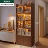 Estante de TV Estante de Livros Rack de Armazenamento de Chão Armário de Armazenamento para Sala de Estar Armário de Armazenamento Estante de Exibição Estante de Livros Doméstica contra a Parede