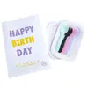 Plato para Tarta de Cumpleaños Plato de Papel Desechable Cuchillo y Tenedor Juego Plato de Cena Engrosado de Alta Calidad Molde para Hornear Bolsa de Papel Vajilla