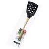 Mango cubierto de nylon espátula antiadherente cuchara para sopa espátula para omelettes espátula de nylon utensilios de cocina juego de 3 piezas