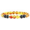 Fabricantes comercio exterior nuevos productos listados accesorios de joyería pulsera personalizada de piedra de 8 mm Ojo de Tigre turquesa Amazon pulsera