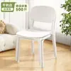Mesa y Sillas de Comedor para el Hogar Plástico Moderno Espesado Silla de Comedor Simple Silla Taburete Cómoda para Estar Sentado Largo Silla con Respaldo Silla