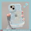 Adequado para Capa de Celular Transparente Apple 15 Verão iPhone 14 Tela Cheia Laço 13 Suporte Duplo 17 Silicone 16 para Mulheres