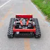 Exportación transfronteriza de cortacésped de orugas HT550, 550 mm de ancho de corte, equipo pequeño de corte de césped y deshierbe con orugas y control remoto
