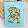 [Hebei] Shijiazhuang Chengde Qinhuangdao Atrações Turísticas Lembrancinhas Adesivos de Geladeira de Madeira Presentes Criativos Atacado