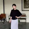 Suéter Tejido de Color Sólido de Moda con Cuello de Chal Elegante Ls Guangzhou Shisanxing 2026 Primavera Nuevo Estilo Top 60061 #