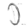 Pulsera de anillo Mobius con tótem transfronterizo Long Rui, estilo retro nacional, sólida, para parejas, para hombres y mujeres, estilo antiguo y simple.