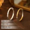Árbol de Banyan S999 Plata para Pies Oro Bilateral Ley Antigua Patrón de Hierba Rizada Anillo Explosiones Moda Nacional Retro Sólido Anillo para Hombres y Mujeres