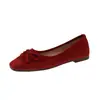 Zapatos de tacón bajo planos para mujer verano 2026 nuevo estilo para combinar con faldas otoño suela blanda zapatos de conducción franceses punta cuadrada zapatos de ballet Mary Jane