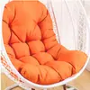Cojín Grueso para Silla Mecedora, Silla Colgante tipo Cesta, Silla Columpio Redonda tipo Nido de Pájaro con Respaldo Integrado, Estilo Nórdico