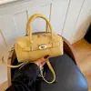 Shuai Mijia 2026 Nova Bolsa Boston de Grande Capacidade para o Dia a Dia, Bolsa de Ombro Transversal, Bolsa de Mão Casual Fashion Bolsa Almofada