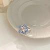 Anel de Flor Exagerado Doce Zircônia Gotas de Óleo Senso de Design de Nicho Anel Pequeno Fresco de Menina Anel de Dedo de Comida Senso de Qualidade